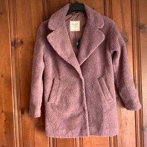 Women Abercrombie & Fitch Teddy Coat